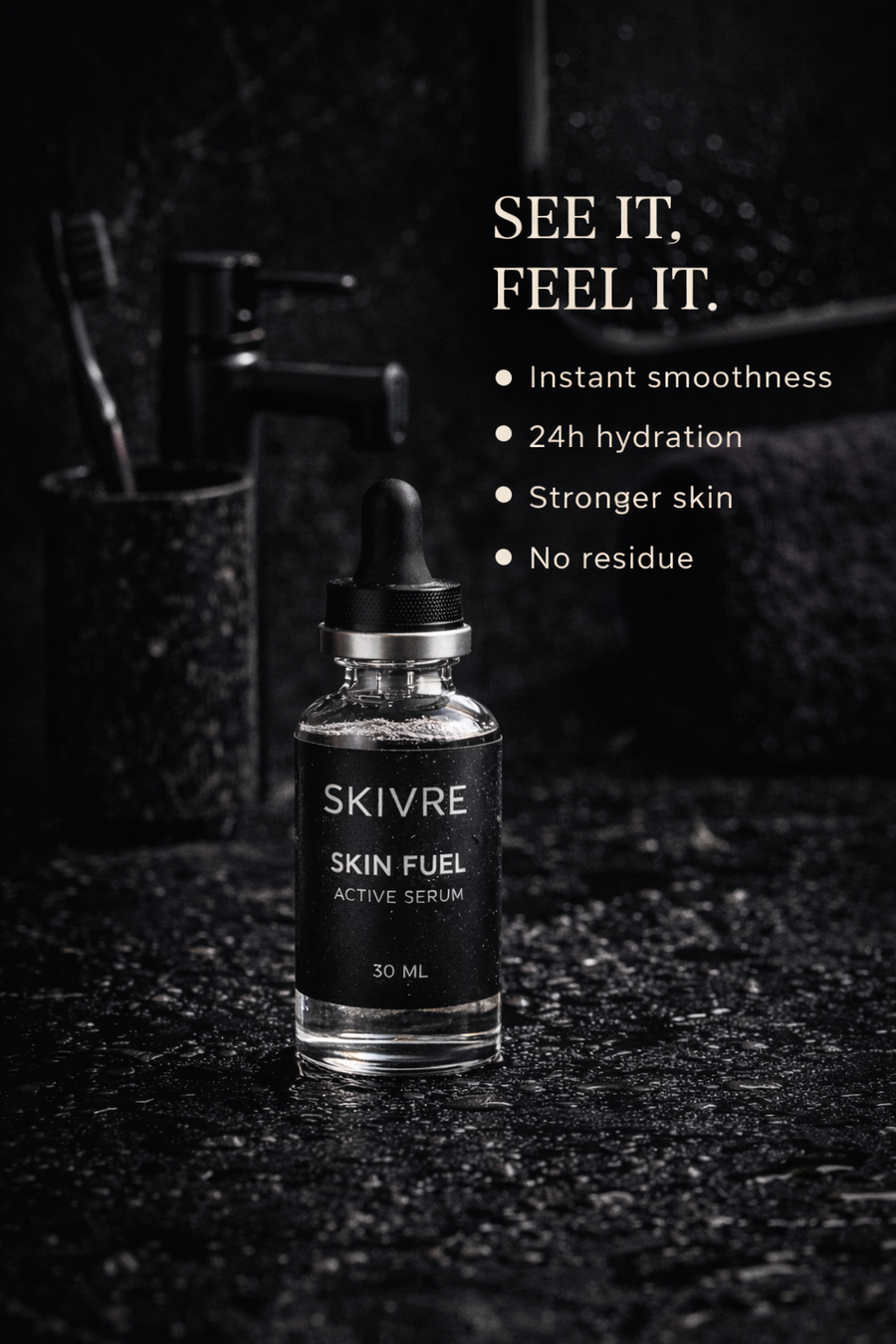 SKIVRE serum application